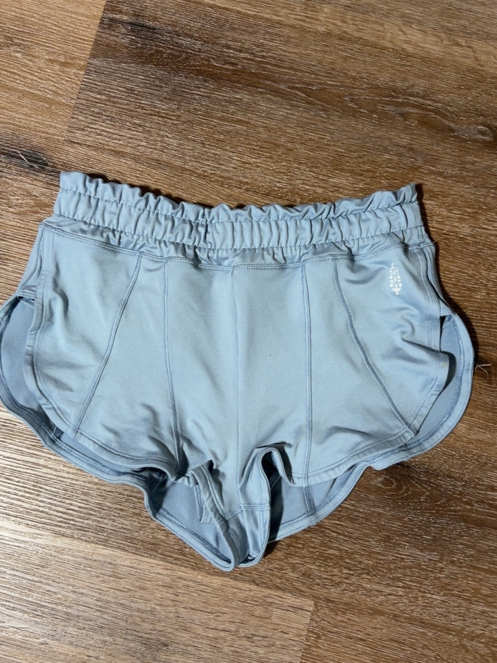 Light Gray Athletic Running Shorts